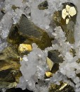 Quartz, Chalcopyrite
