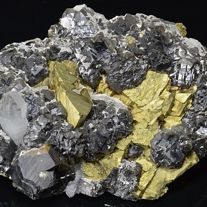 gem Sphalerite var.Cleiophane, Chalcopyrite, Quartz