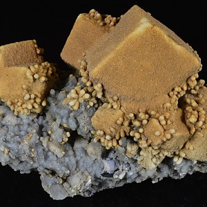 Calcite, Chalcedony, Galena