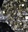 Pyrite,melted habit Galena,Quartz, Sphalerite