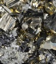 Pyrite,melted habit Galena,Quartz, Sphalerite
