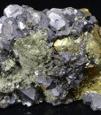 Iridescent Chalcopyrite, Galena, Pyrite, Sphalerite, Quartz