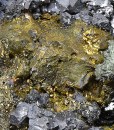 Iridescent Chalcopyrite, Galena, Pyrite, Sphalerite, Quartz