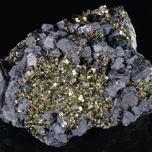 Pyrite, Galena, Sphalerite, Calcite