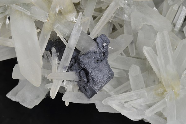 Quartz with Galena inclusions