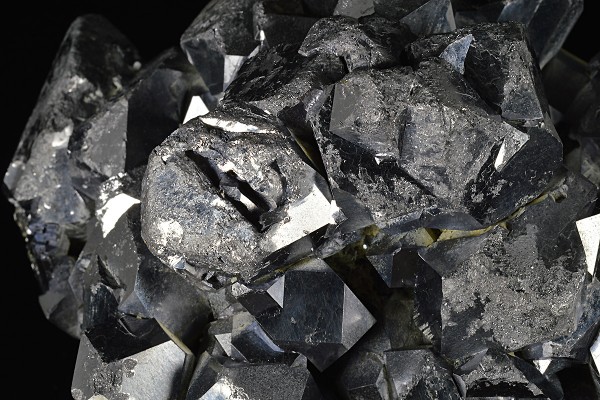 Twinned and truncated Galena, Quartz, Sphalerite