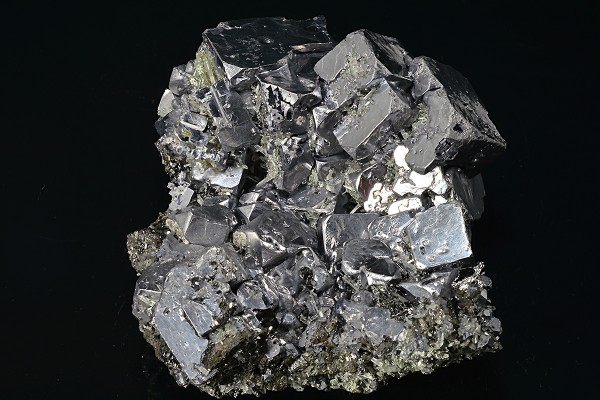 Truncated Galena, Quartz, Sphalerite