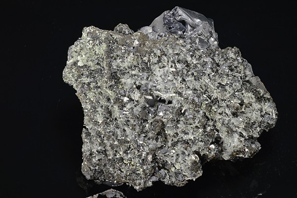 Truncated Galena, Quartz, Sphalerite
