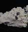 Galena, Chalcopyrite on Manganoan Calcite