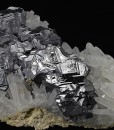 Twinned Galena, Quartz, Pyrite