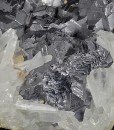 Twinned Galena, Quartz, Pyrite