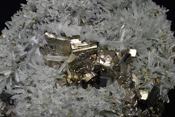 Pyrite, Quartz, Chalcopyrite, Sphalerite, Galena