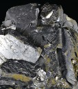 Twinned Galena with Chalcopyrite inclusions