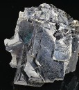 Truncated Galena with Pyrite inclusions