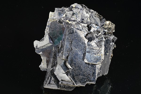 Truncated Galena with Pyrite inclusions
