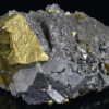 Chalcopyrite set on Galena, Sphalerite, Quartz