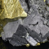 Chalcopyrite set on Galena, Sphalerite, Quartz