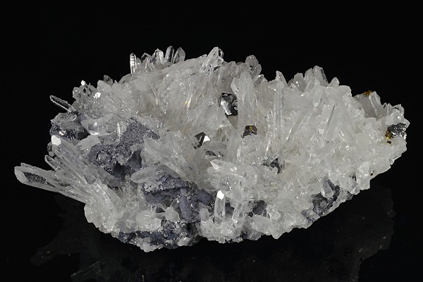 Quartz, Galena, Sphalerite, Pyrite