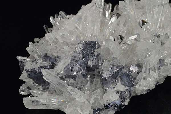 Quartz, Galena, Sphalerite, Pyrite