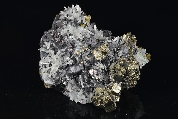 Pyrite, Galena, Chalcopyrite, Quartz, Sphalerite