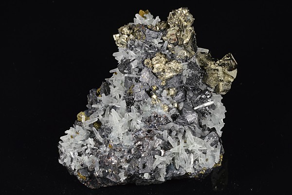 Pyrite, Galena, Chalcopyrite, Quartz, Sphalerite