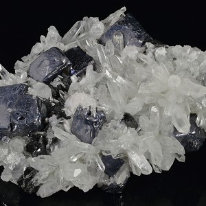 Galena, Sphalerite set on Quartz