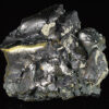 Melted habit Galena, Calcite, Chalcopyrite
