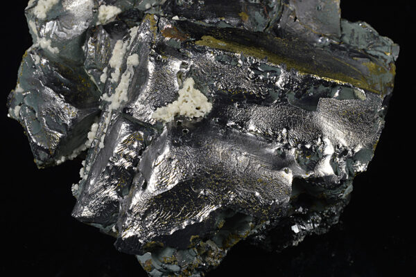 Melted habit Galena, Calcite, Chalcopyrite