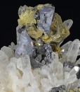 Iridescent Chalcopyrite, Quartz, Sphalerite, Galena