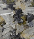 Iridescent Chalcopyrite, Quartz, Sphalerite, Galena