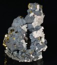 Chalcopyrite, Pyrite, Quartz, Calcite, Rhodochrosite