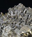 Pyrite set on Quartz, Chalcopyrite, Sphalerite