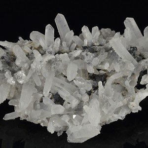 Quartz set on Galena