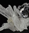 Sphalerite tetrahedron, Quartz