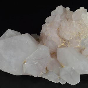 Quartz crystals, Calcite