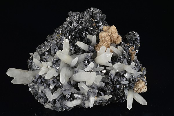 Quartz, Sphalerite, Galena, Calcite