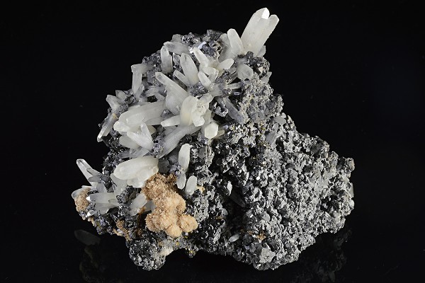 Quartz, Sphalerite, Galena, Calcite