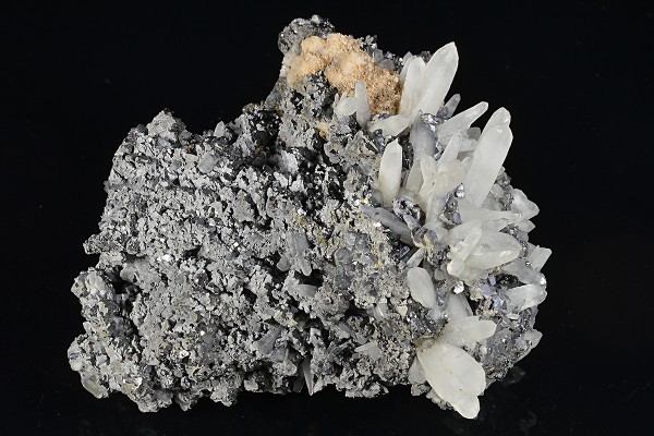 Quartz, Sphalerite, Galena, Calcite