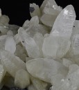 Hexagonal pyramidal Quartz with Sphalerite inclusions