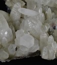 Hexagonal pyramidal Quartz with Sphalerite inclusions