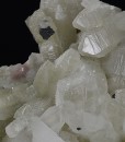 Hexagonal pyramidal Quartz with Sphalerite inclusions