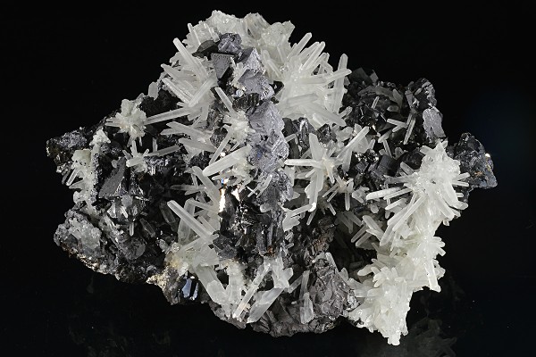 Galena, Sphalerite octahedrons, Quartz