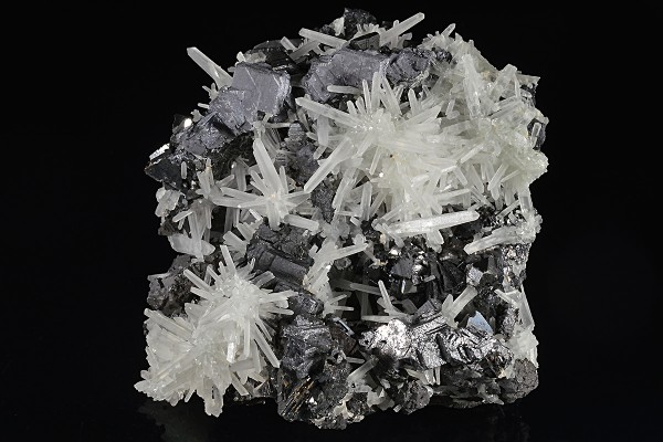 Galena, Sphalerite octahedrons, Quartz
