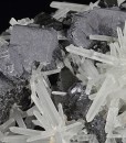 Galena, Sphalerite octahedrons, Quartz