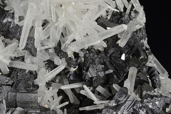 Galena, Sphalerite octahedrons, Quartz