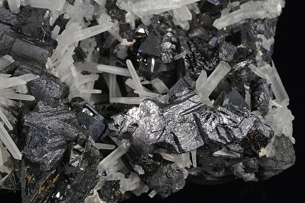 Galena, Sphalerite octahedrons, Quartz
