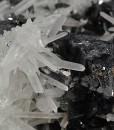 Galena, Sphalerite octahedrons, Quartz