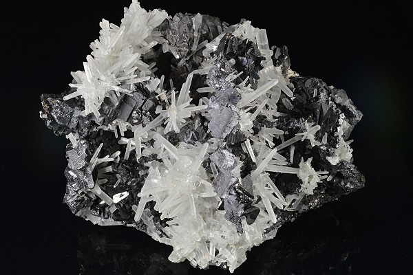 Galena, Sphalerite octahedrons, Quartz