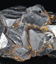 Truncated Galena with Siderite inclusions