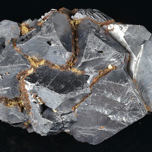 Truncated Galena with Siderite inclusions